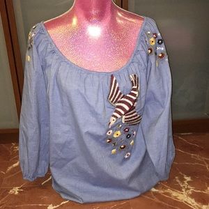NEW YORK & CO. NWT Off the shoulder shirt